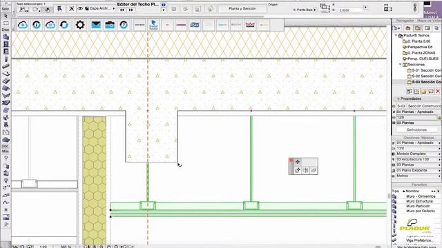 2.6 Tutorial BIM-Pladur®. Origen, dirección y cuelgue. Techos.