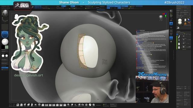 Sculpting Stylized Characters - Shane Olson - ZBrush 2022