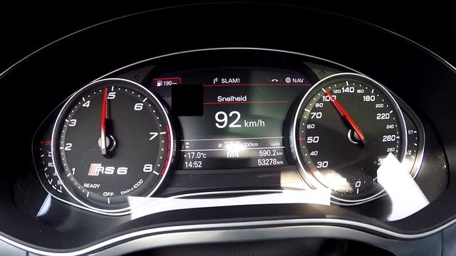 730HP ABT Audi RS6-R ACCELERATION! (0-100km/h)