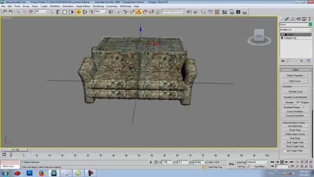 3DS MAX CLOTH