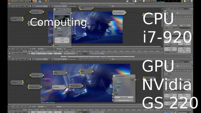 Blender compositor and OpenCL - CPU vs GPU