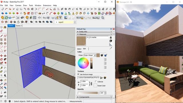 Enscape for SketchUp - Full Tutorial of Tiny House Modeling & Render | Enscape 2.6 [13/100]