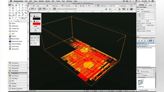 Point Cloud - Vectorworks 2016 Preview