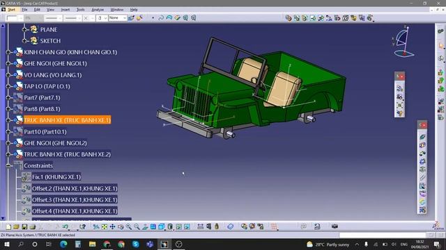 Bài 9 luyện tập lắp ráp Assembly Design và Render trong #CATIA cùng UNIDUC