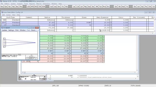 14+ZEMAX+光学系统热效应分析