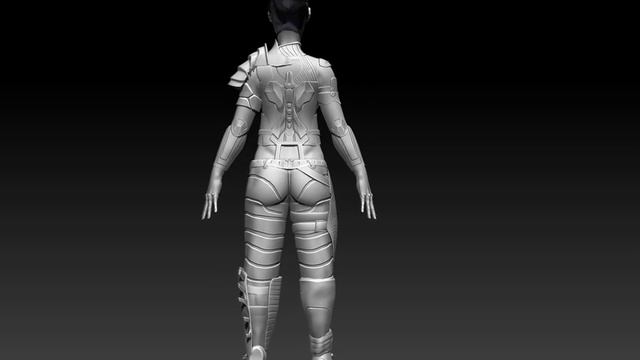 Armageddon Female - ZBrush Character Sculpt