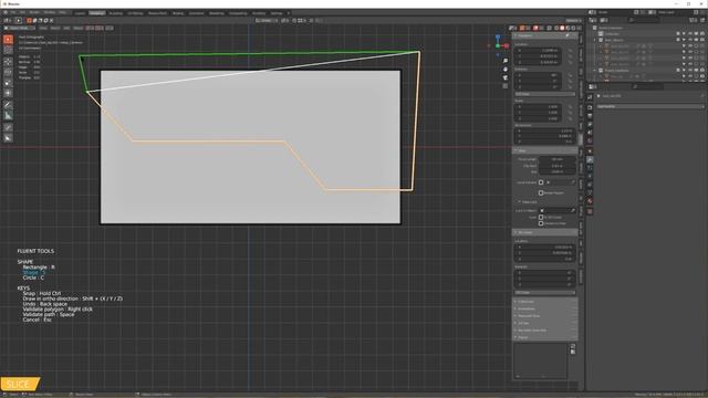 Blender und das Fluent Add-on
