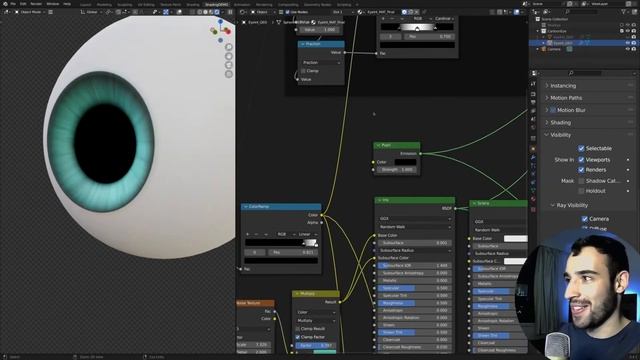 How Are Eyes Made in Animated Movies? | Blender Tutorial