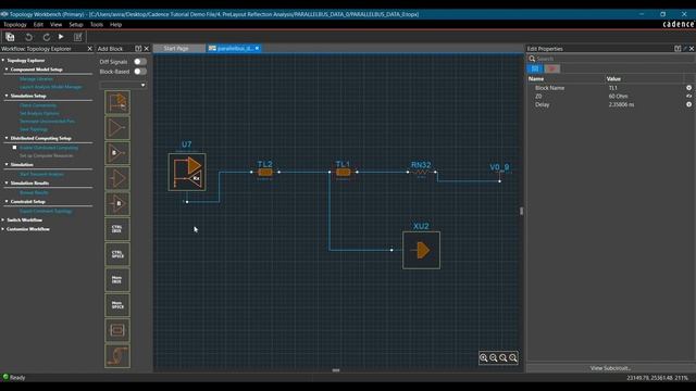Pre-Layout Reflection Simulation & Analysis using Topology Explorer 17.4