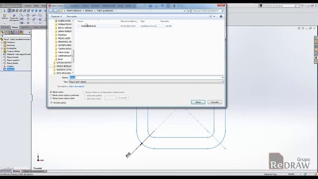 Como fazer uma biblioteca de perfis estruturais SolidWorks