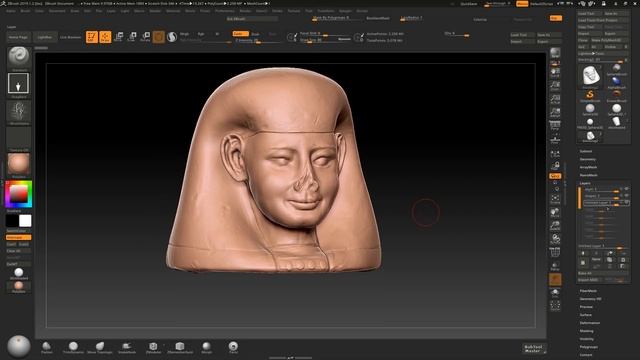 Morph Target and Layers in Zbrush - Part 15