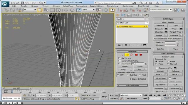 Autodesk 3ds Max - 8. Yüzey Modellemenin Alt Bölümleri - 9. Poligon Ayrıntı Düzeyini En İyileştirme