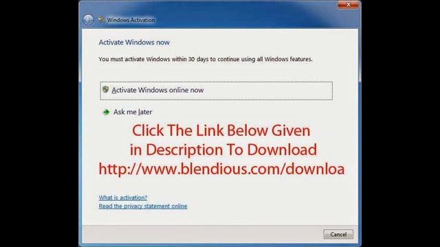 Download Windows 7 Activator