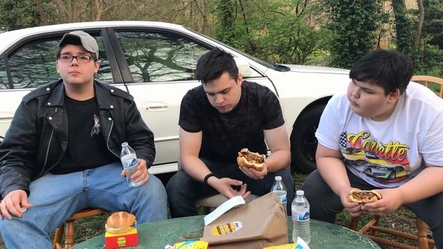 We Tried the MrBeast Burger!!! *better than burger king* #mrbeastburger #mrbeast