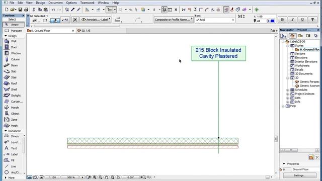 Label Custom Settings: Label Geometry in ARCHICAD