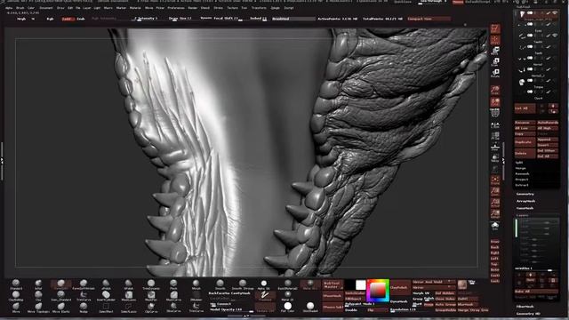 Dragons Workshop - Part 16: Inner Mouth Detailing