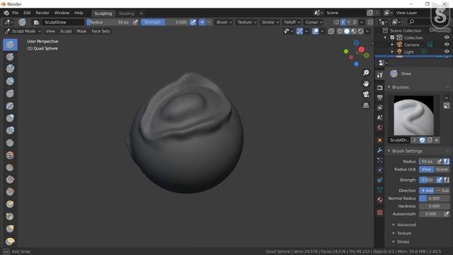 3.4 Mask tools in Sculpting Mode || Blender Essential Training || Full Course