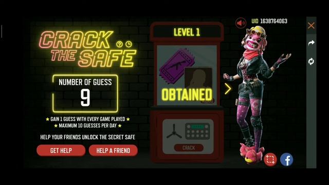 Crack the safe how to open||garena free fire🔥 event