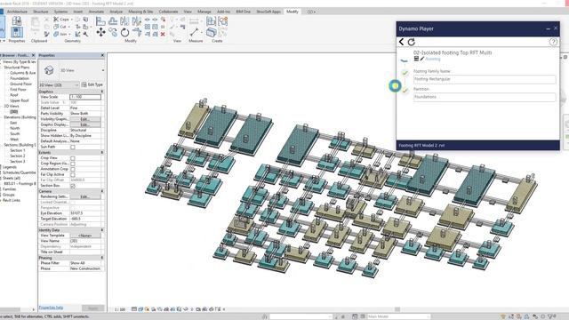 Automate Footings Reinforcement in Revit Using Dynamo