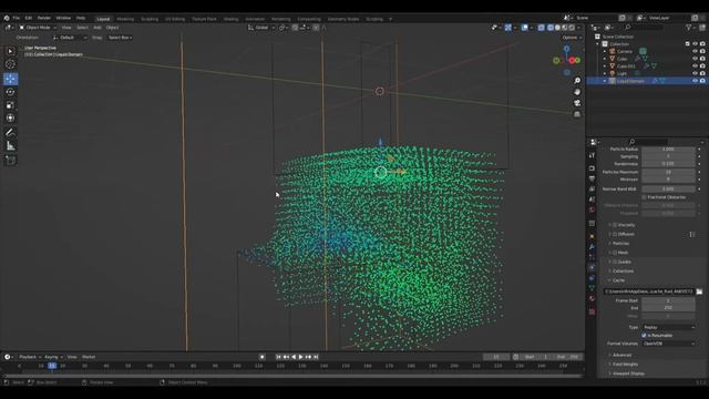 BLENDER SOLVED! Gap between particles and domain