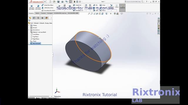 Tutorial on how to copy extruded part in solidworks ctrl and drag mouse the original part