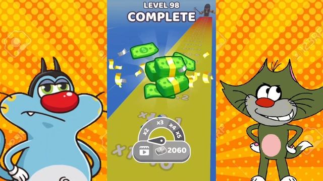 Layer Man 3D -  MAX LEVEL Gameplay! oggy and Jack funny game 😂