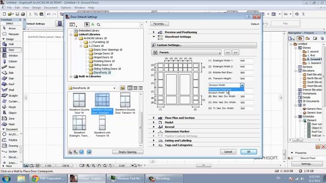 archicad 9 door  شرح ارشيكاد اركيكاد