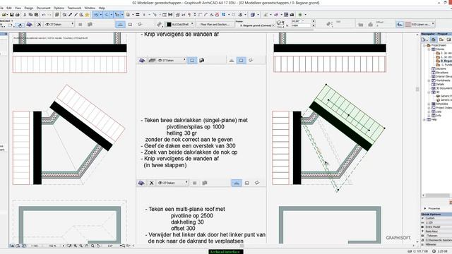 07 Archicad 17 Modelleergereedschappen oef 3 4 deel 1