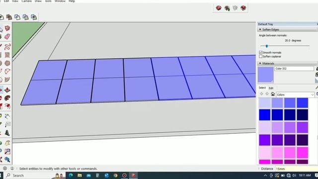 Shadow Analysis of Solar Plant using SketchUp