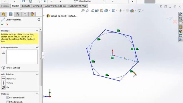 How to assemble parts of cross head & model stub & nut in Solidworks