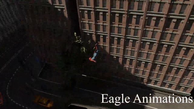 spider-man blender web swinging animation