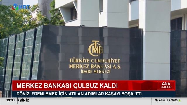 Merkez Bankası Çulsuz Kaldı! | KRT Haber