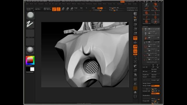 Sculpt a biomech head and torso in ZBrush (8 of 14)