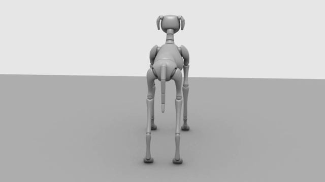 Dog dummy 3d model turnaround - Blender 2.46