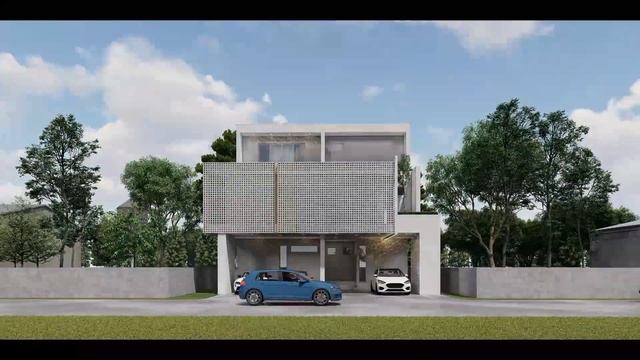 DESIGN 3 STORY HOME  MODERN   [TIME LAPSE ANIMATION]