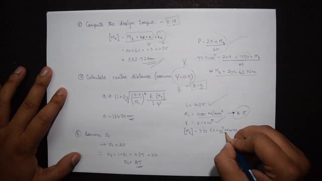 Helical Gears Design Procedure