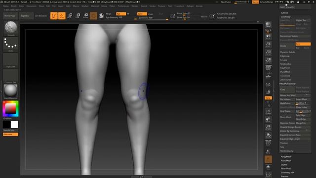 Zbrush (ep.8/10 Part 2) - Setting Up Reference & Body Modelling (Refining Part 2/2) basics