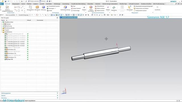 Design Crankshaft through Siemens NX