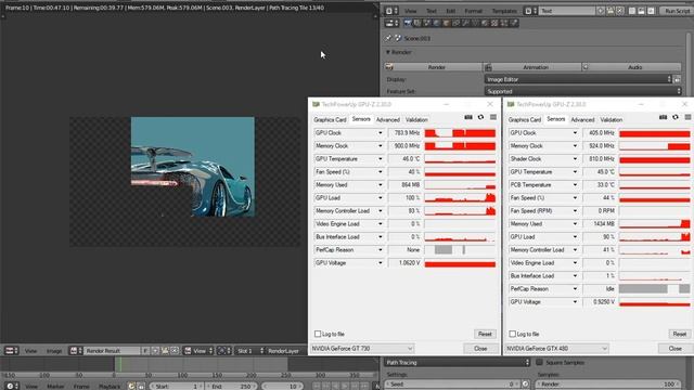 Blender dual gpu rendering