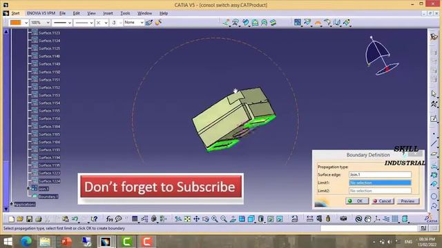 How to check open surface in Catia v5