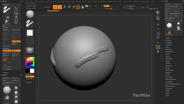 031 Zbrush 2020 Hatch Brushes No Back And Forth