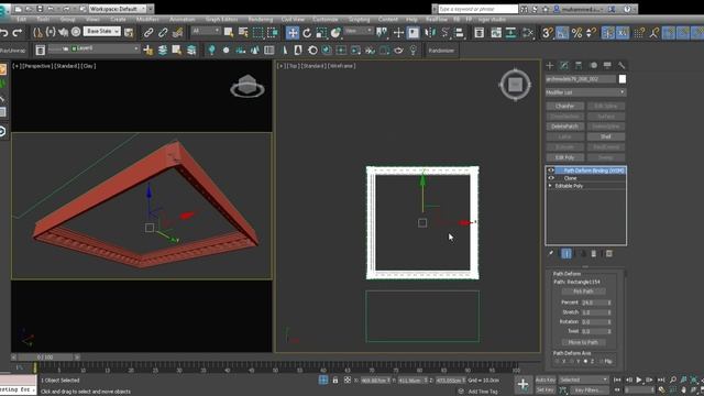 How to Create Cornice in 3Ds Max