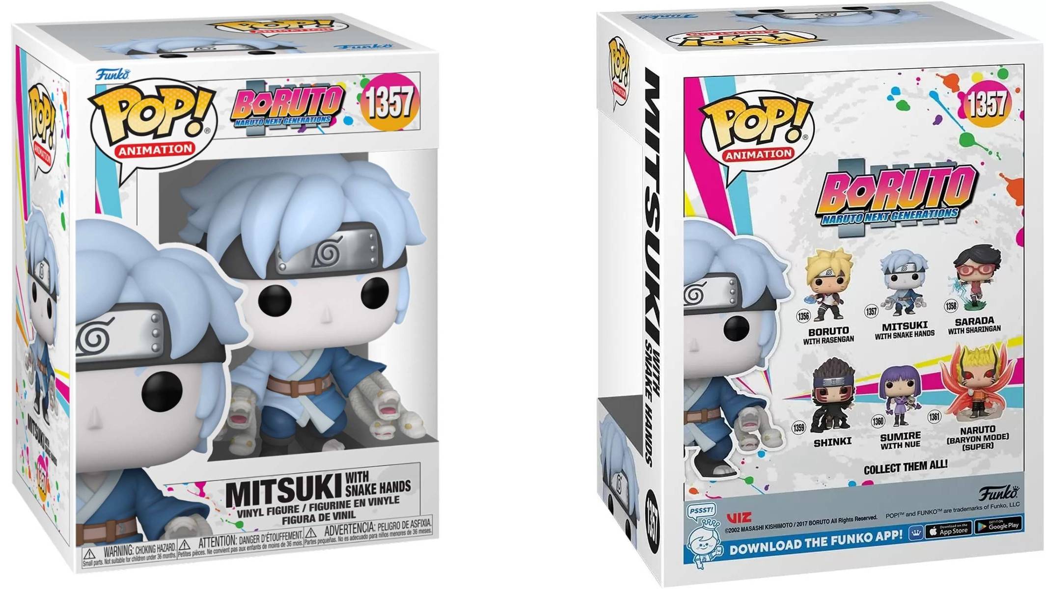 Распаковка Funko POP! Animation: Boruto Naruto Next Generation – Mitsuki with Snake Hands 1357