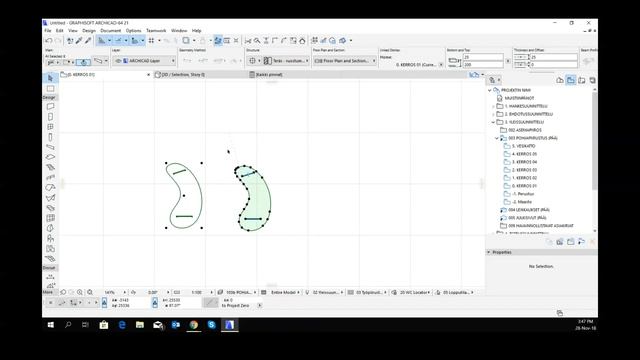 181128   Basic ArchiCAD object creation