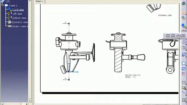 Catia V5 study step by step 125-Section Views.avi