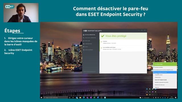 #ESET ENDPOINT SECURITY | Désactiver le pare-feu