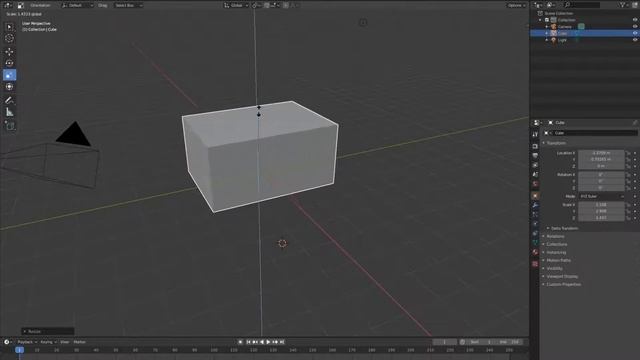 Blender 2.83 How to Scale and extrude Mesh