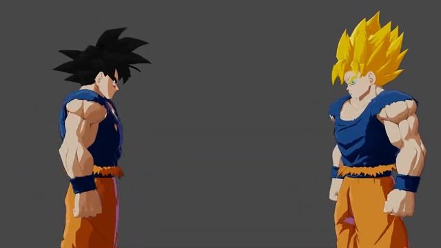 (Blender) Battle Damaged Goku I made.