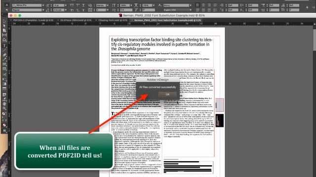 PDF2ID - Batch PDF to InDesign CC, CC 2014, CC 2015, CC 2017, CC 2018 & CC 2019 Conversion