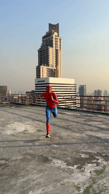 Where is Spider-Man running?#shorts